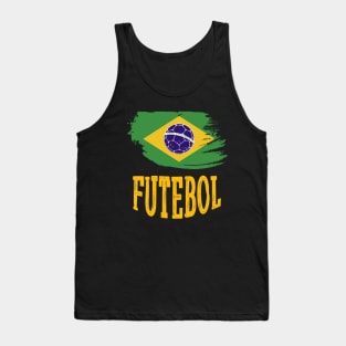 Brazil Futebol Fan Tank Top